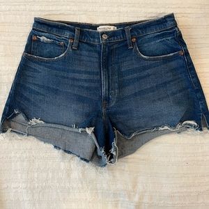 Abercrombie & Fitch Curve Love The High Rise Cutoff Short.